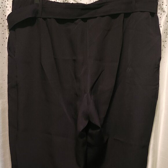 C by One XL Dress Pants – Black with Ribbon Belt - Picture 3 of 3